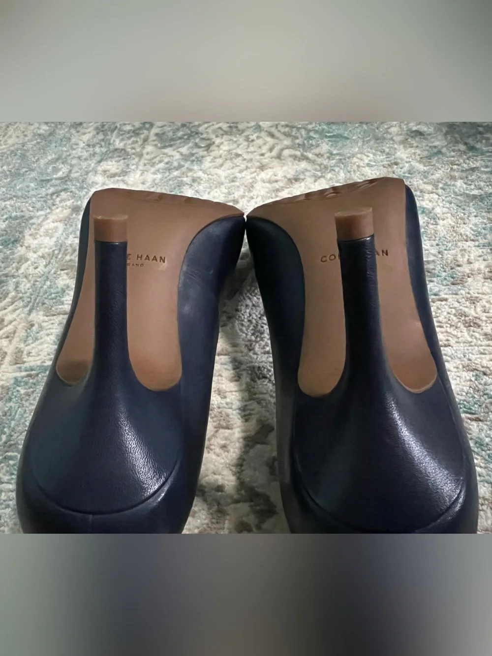 Cole Haan The Go-To Stiletto Pumps Navy Blue